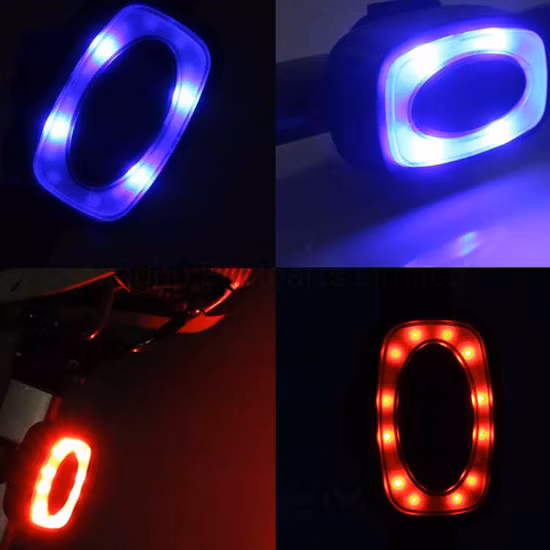 Brilliant-Dragon 16 PCS SMD LED Rechargeable Bicycle Headlight