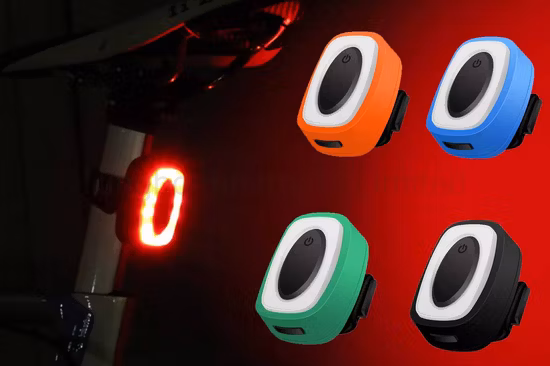 Brilliant-Dragon 16 PCS SMD LED Rechargeable Bicycle Headlight