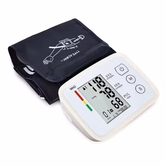ODM OEM Automatic Sphygmomanometer Heart Beat Rate Pulse Meter Machine Digital up Arm Bp Blood Pressure Monitor
