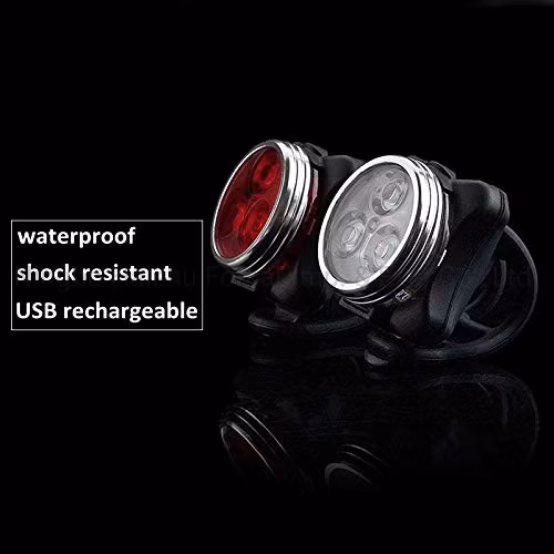 Bicycle Accessory Part Bike Rechargeable Multimode USB LED Front Taillight with Runtime6hours